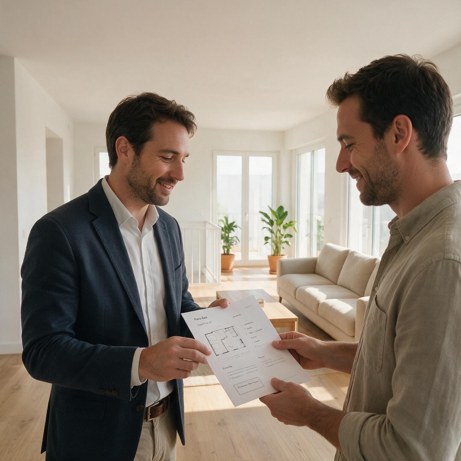 Comprador internacional interesado en una vivienda